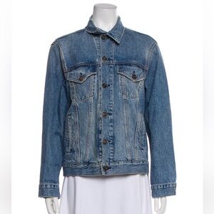 Re/Done Medium Blue Denim Trucker Jacket